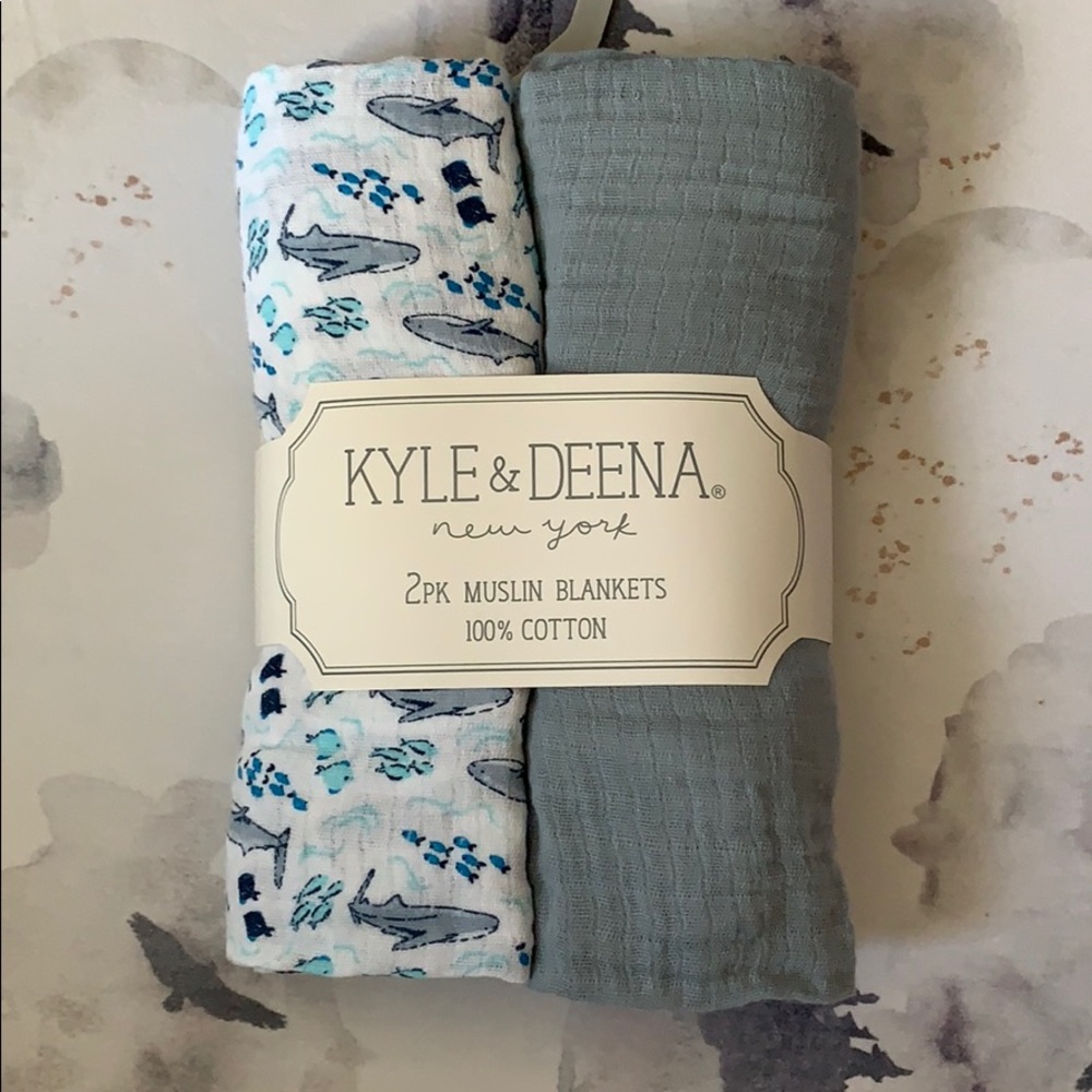 NIB Kyle & Deena muslin blankets